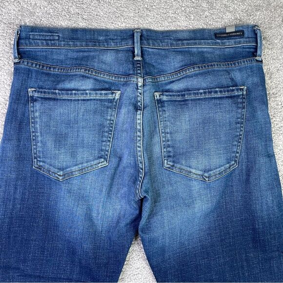 Citizens of Humanity Emerson Jeans Women’s 29 Blue Slim Boyfriend Dark Denim - Picture 6 of 16